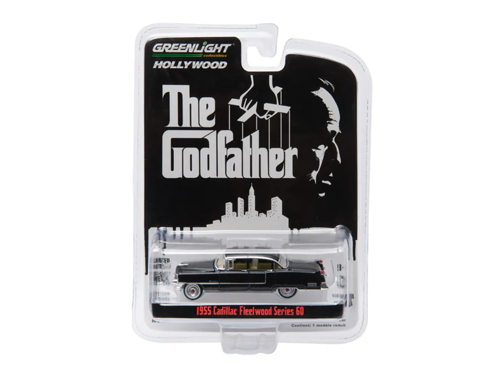 Greenlight 1:64 The Godfather (1972) - 1955 Cadillac Fleetwood Series 60 Special Solid Pack 44740-B - Thumbnail