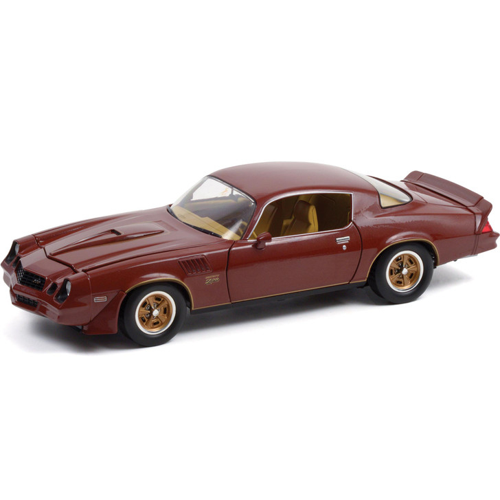 Greenlight 1978 Chevrolet Camaro - Carmine Metallic with Two-Tone Gold Striping - Thumbnail