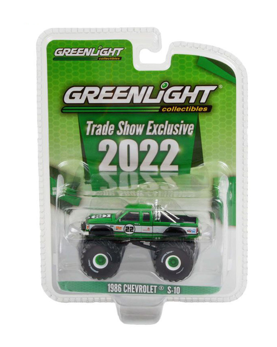 Greenlight 1986 Chevrolet Extended Cab Monster Truck - 2022 GreenLight Trade Show Exclusive - Thumbnail