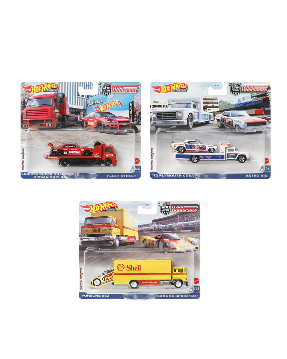 Hot Wheels Exclusive Team Transport Set