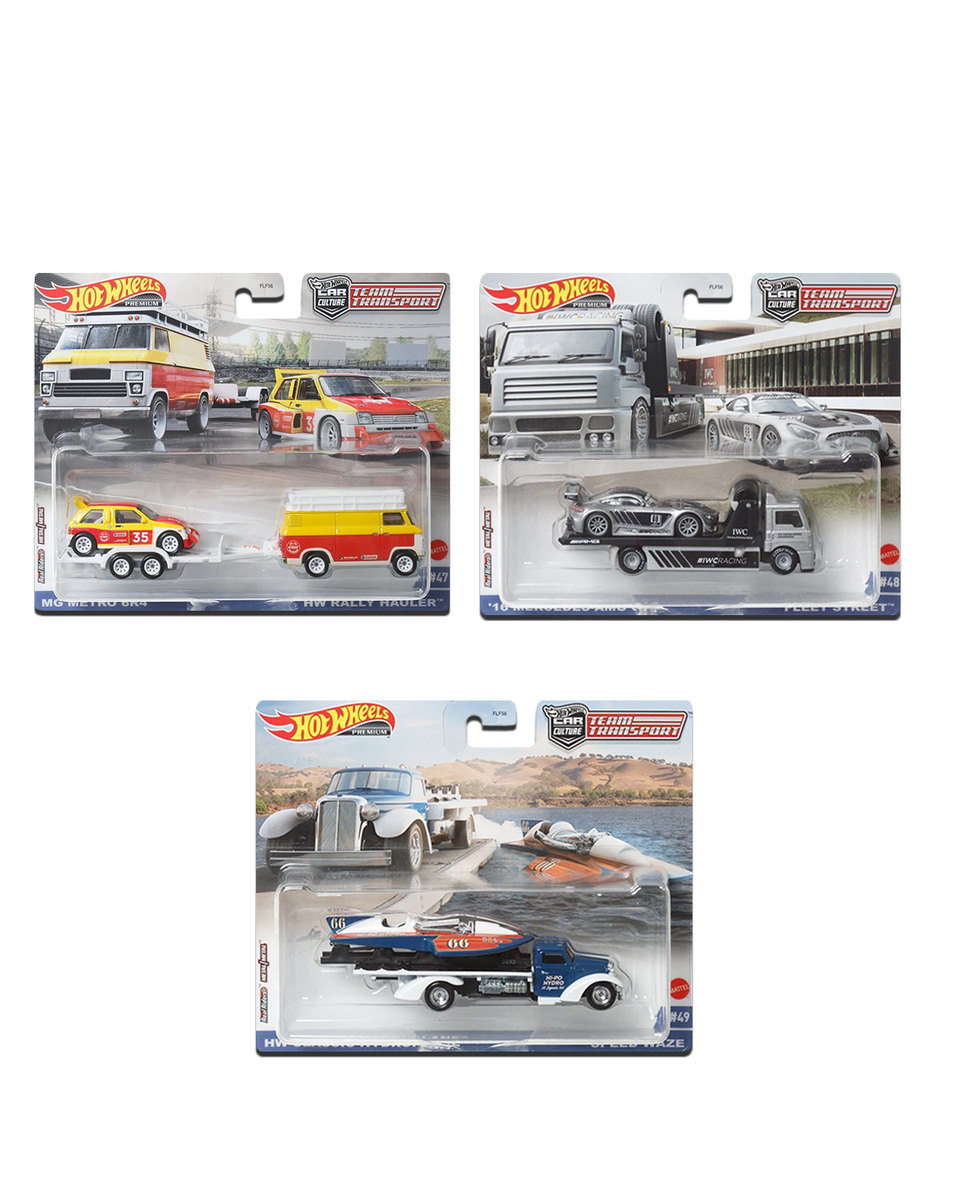 Hot Wheels Exclusive Team Transport Set FLF56-979S - Thumbnail