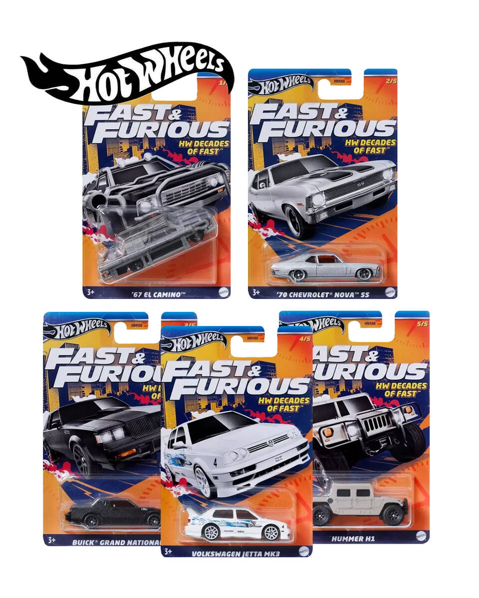 Hot Wheels Fast and Furious Decades Of Fas