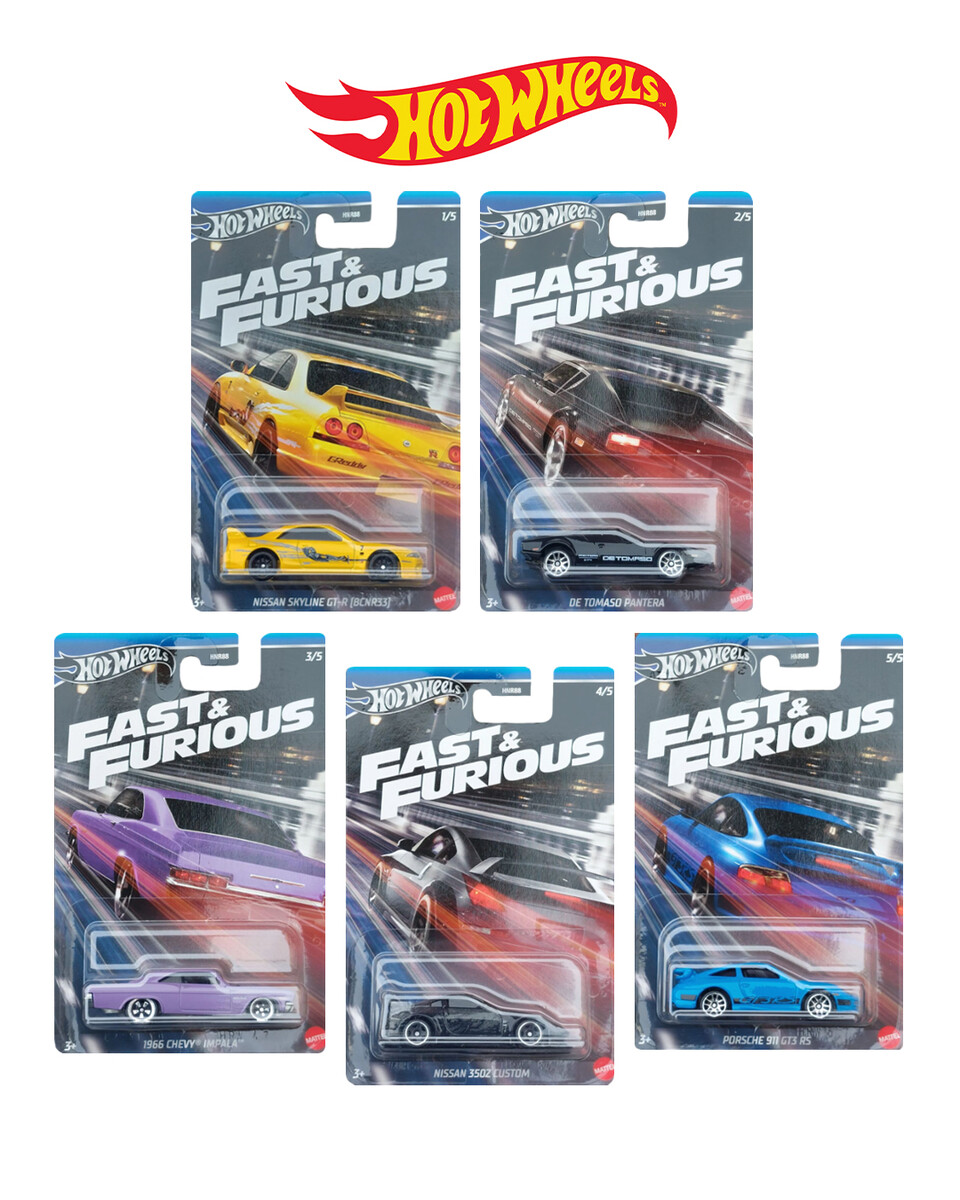 Hot Wheels - Hot Wheels Fast and Furious Street Racing HNR88-979Gt