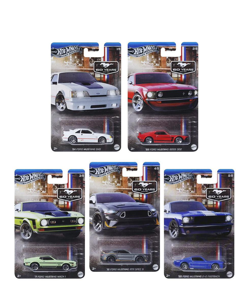 Hot Wheels - Hot Wheels Mustang 60 Years Set Hot Wheels - Hot Wheels Mustang 60 Years Set