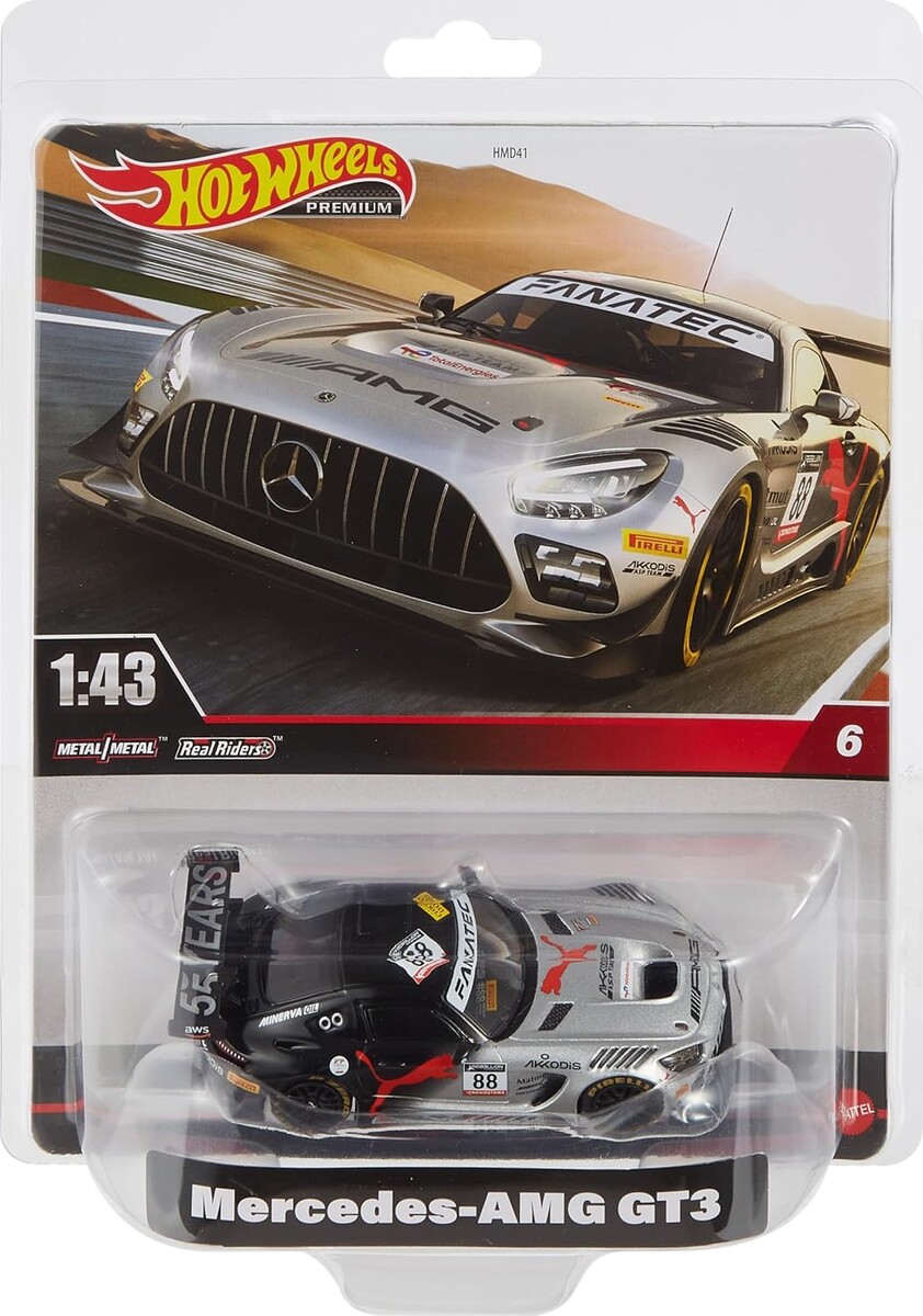Hot Wheels - Hot Wheels Premium 1/43 Mercedes AMG GT3