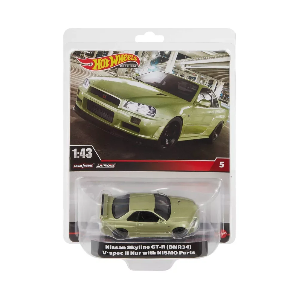 Hot Wheels - Hot Wheels Premium 1/43 Nissan Skyline GT-R (BNR34) V-Spec II II Nur With NISMO