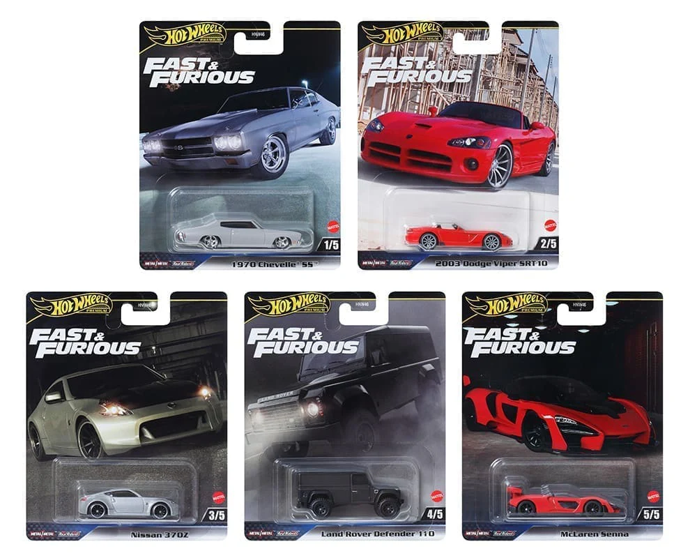 Hot Wheels - Hot Wheels Premium Fast & Furious 2025 Mix HNW46-979J Hot Wheels - Hot Wheels Premium Fast & Furious 2025 Mix HNW46-979J