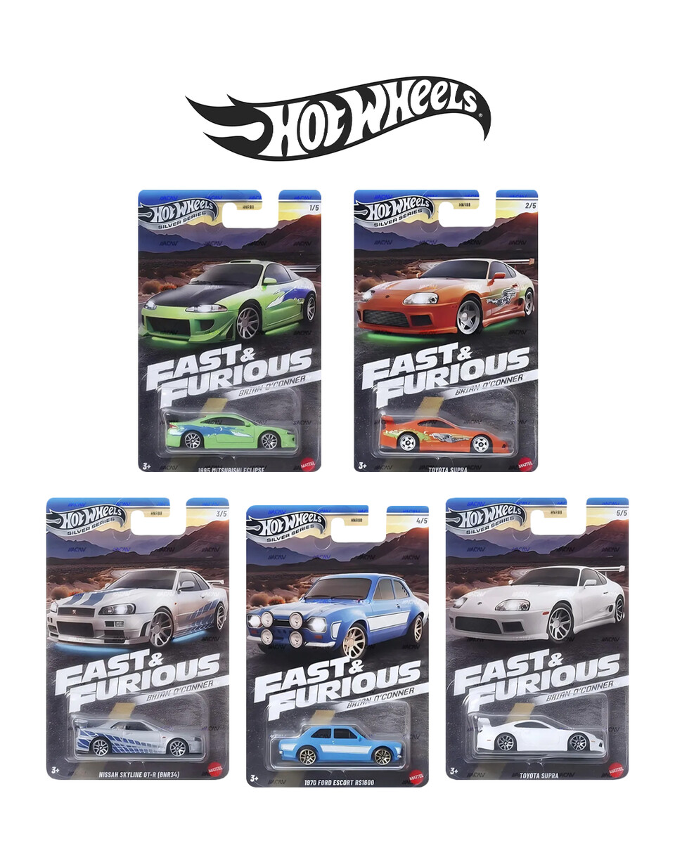 Hot Wheels - Hot Wheels Premium Fast & Furious Uzun Kart Brian O'Conner Hot Wheels - Hot Wheels Premium Fast & Furious Uzun Kart Brian O'Conner