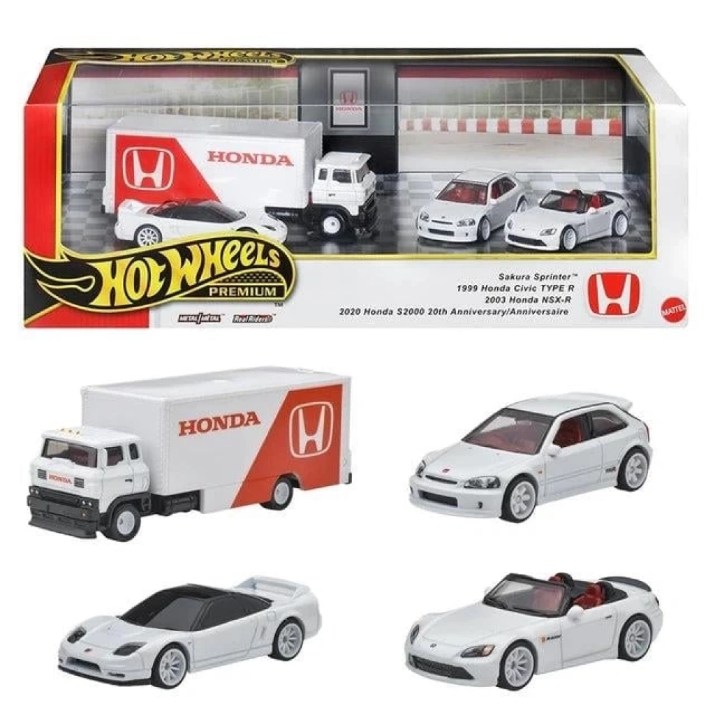 Hot Wheels Premium Honda Set