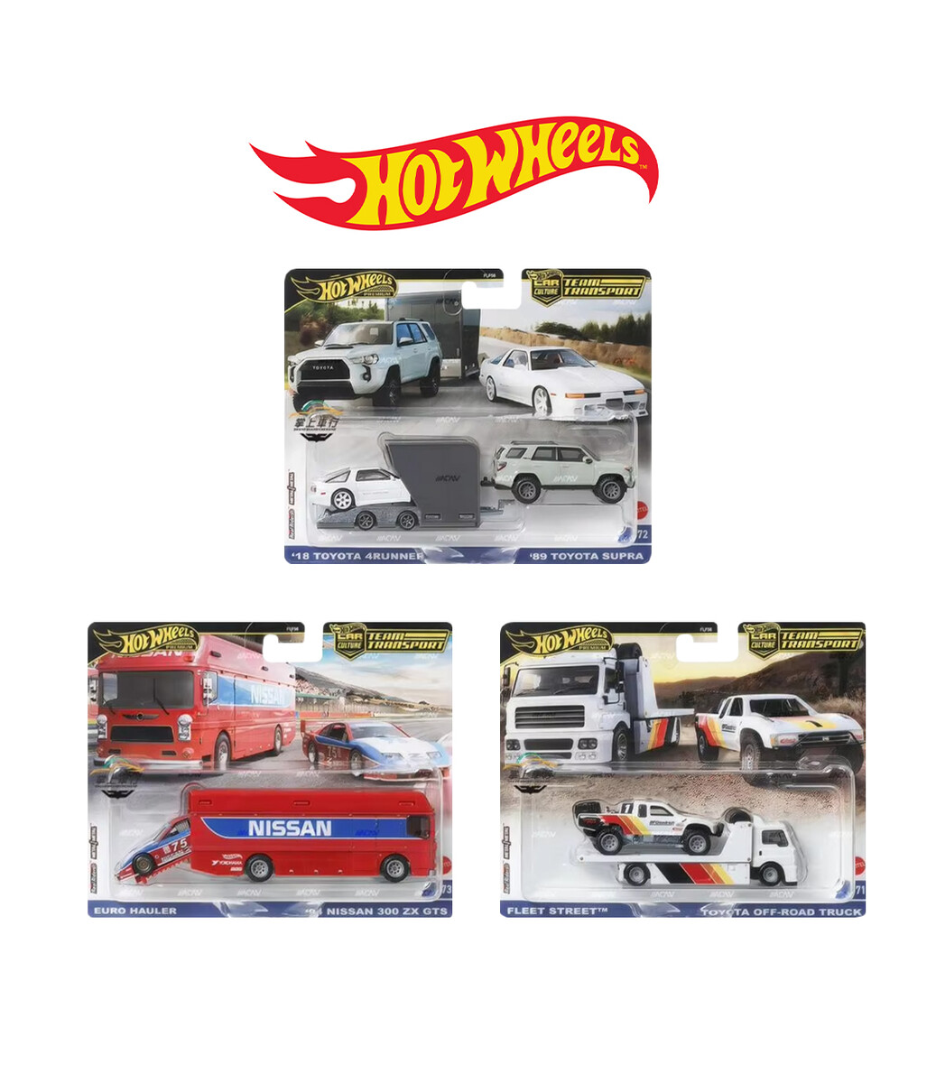 Hot Wheels - Hot Wheels Premium Team Transport 2024 Mix 4 Hot Wheels - Hot Wheels Premium Team Transport 2024 Mix 4