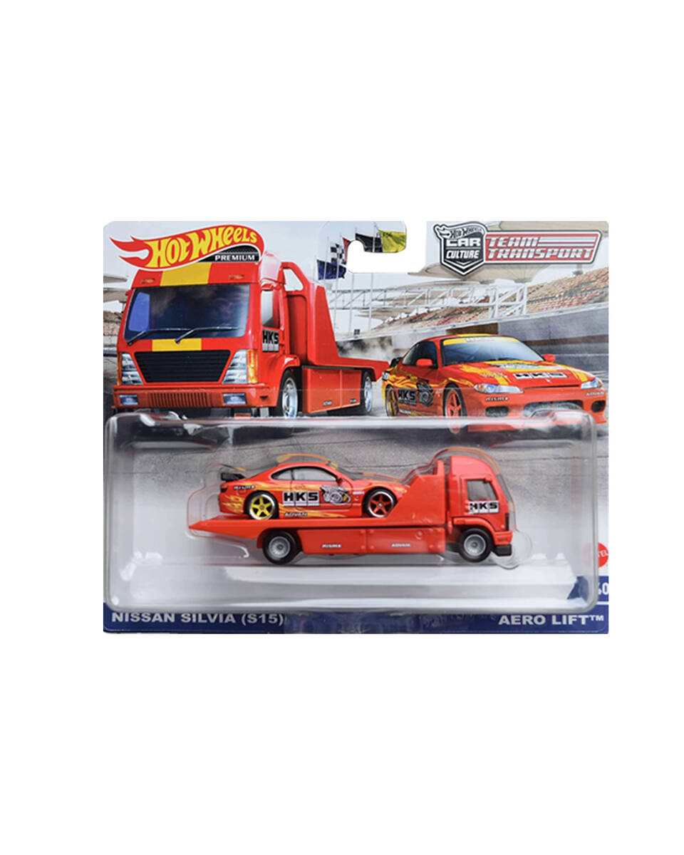 Hot Wheels Premium Team Transport Nissan Silvia