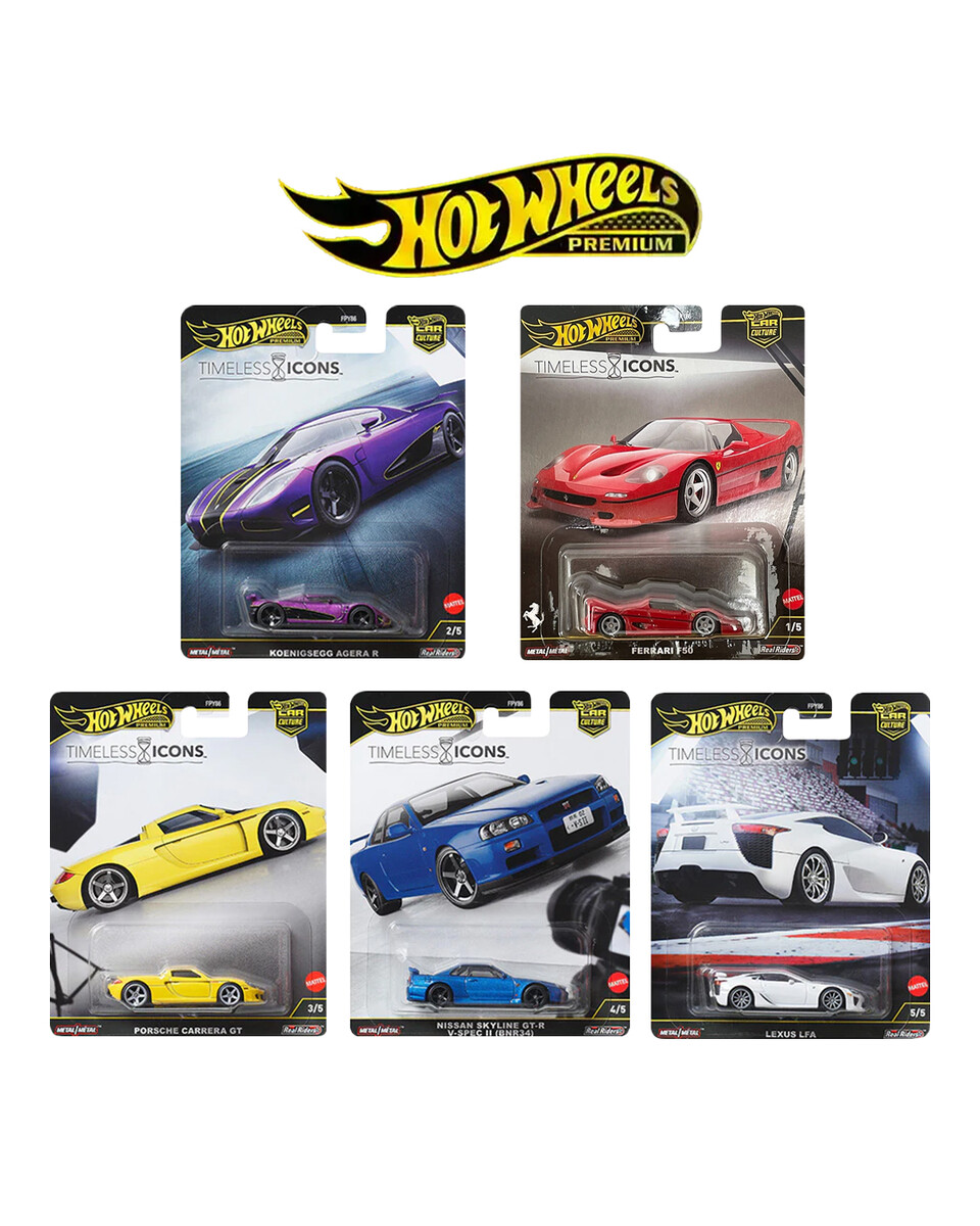 Hot Wheels - Hot Wheels Premium Timeless Icons Set