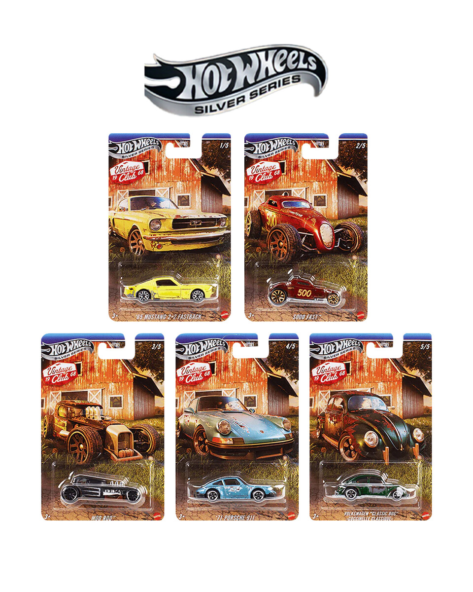 Hot Wheels - Hot Wheels Uzun Kart Vintage Club Set