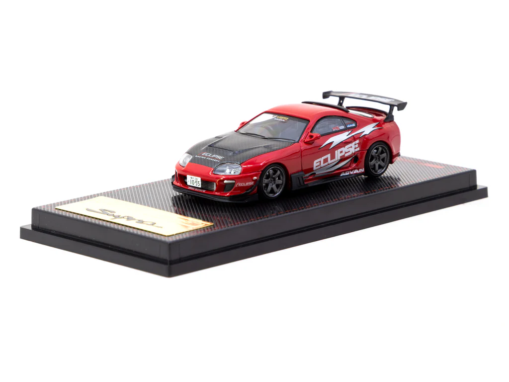 Tarmac Works - Ignition Model 1/64 Toyota Supra (JZA80) RZ Red - Tarmac Special Edition IG3841