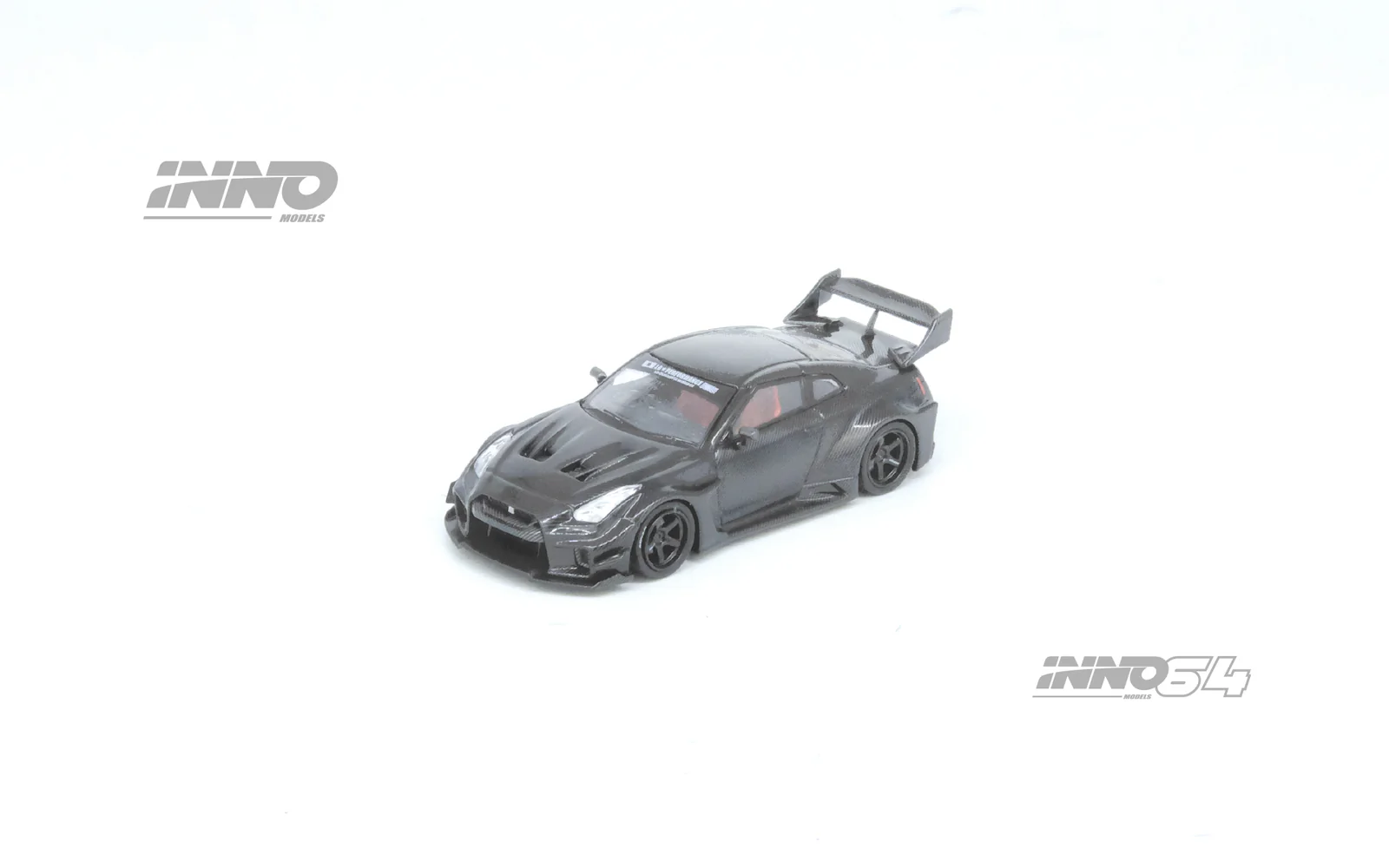 Inno - Inno 1/64 NISSAN GT-R (R35) LBWK SUPER SILHOUETTE 35GT-RR Full Carbon IN64-LBWKR35-FC