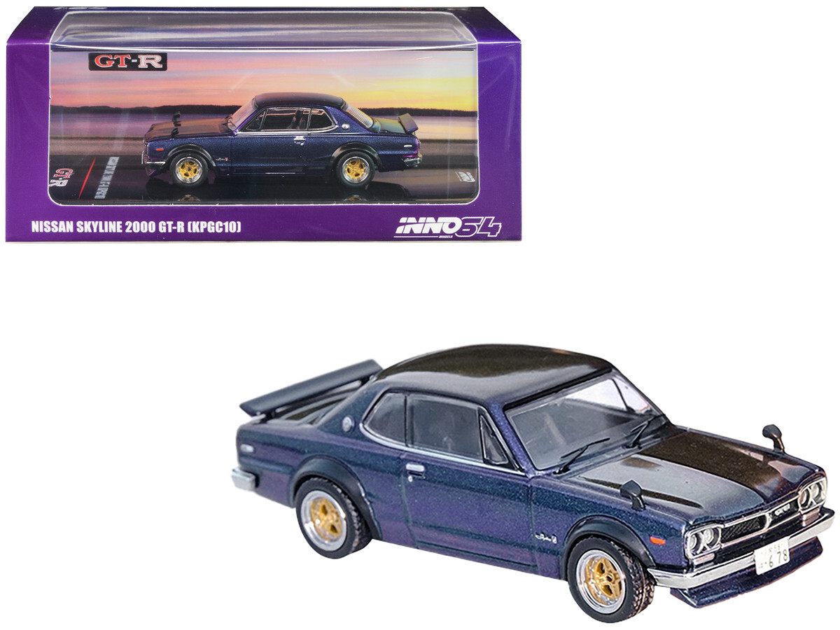 Inno - Inno 1/64 NISSAN SKYLINE 2000 GT-R (KPGC10) Midnight Purple II IN64-KPGC10-MPII Inno - Inno 1/64 NISSAN SKYLINE 2000 GT-R (KPGC10) Midnight Purple II IN64-KPGC10-MPII