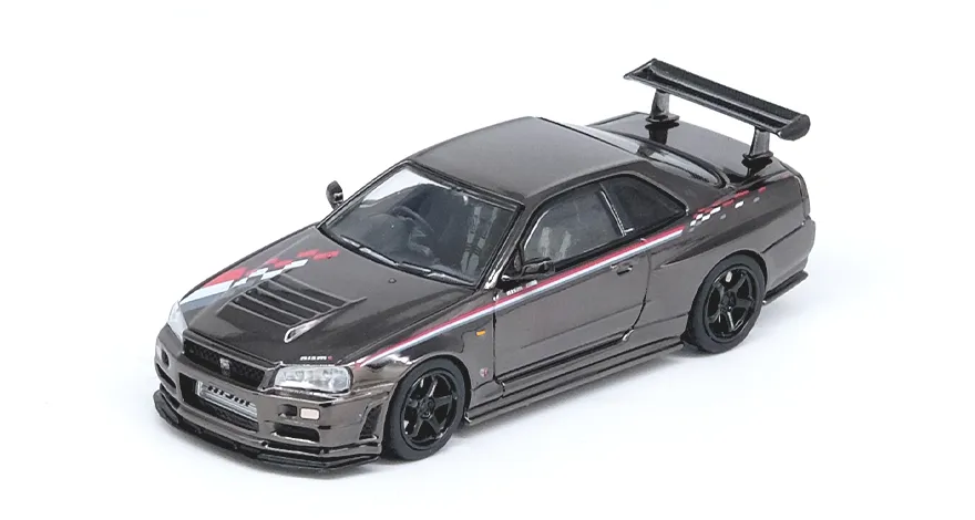 Inno - Inno 1/64 Nissan Skyline GT-R R34 Nismo R-Tune Chrome Black