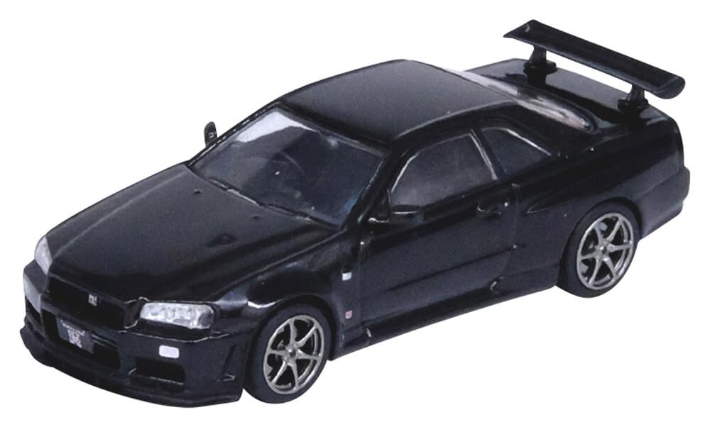Inno - Inno 1/64 NISSAN SKYLINE GT-R (R34) V-SPEC II BLACK IN64-R34VS-BLA