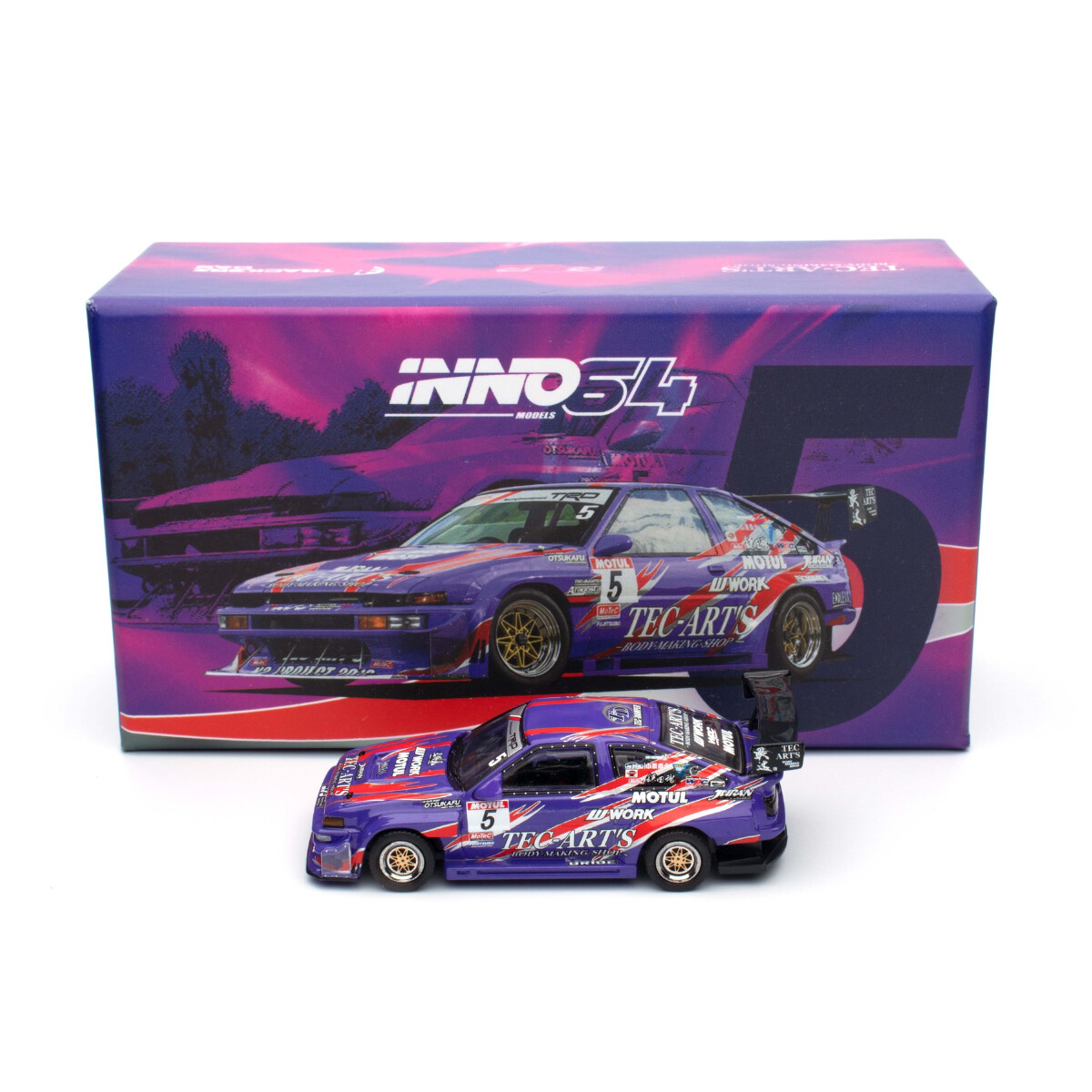 Inno - Inno 1/64 TOYOTA AE86 N2 Tec-Art's Yoshinori Kamata IN64-AE86N2-TECART Inno - Inno 1/64 TOYOTA AE86 N2 Tec-Art's Yoshinori Kamata IN64-AE86N2-TECART