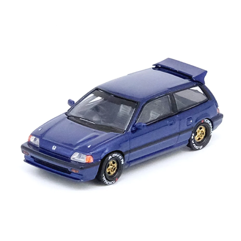 Inno 1/64 HONDA CIVIC Si E-AT Dark Blue - Thumbnail