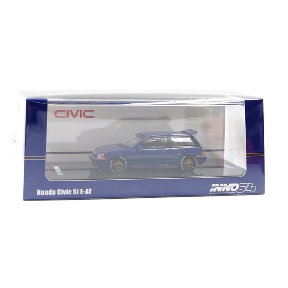 Inno 1/64 HONDA CIVIC Si E-AT Dark Blue - Thumbnail