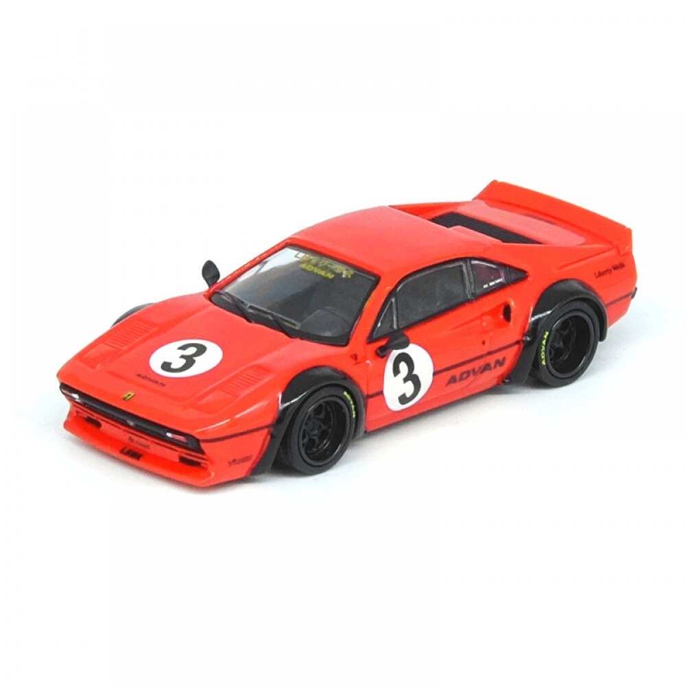 Inno 1/64 LIBERTY WALK 308 GTB Red IN64-LBWK308-RED - Thumbnail