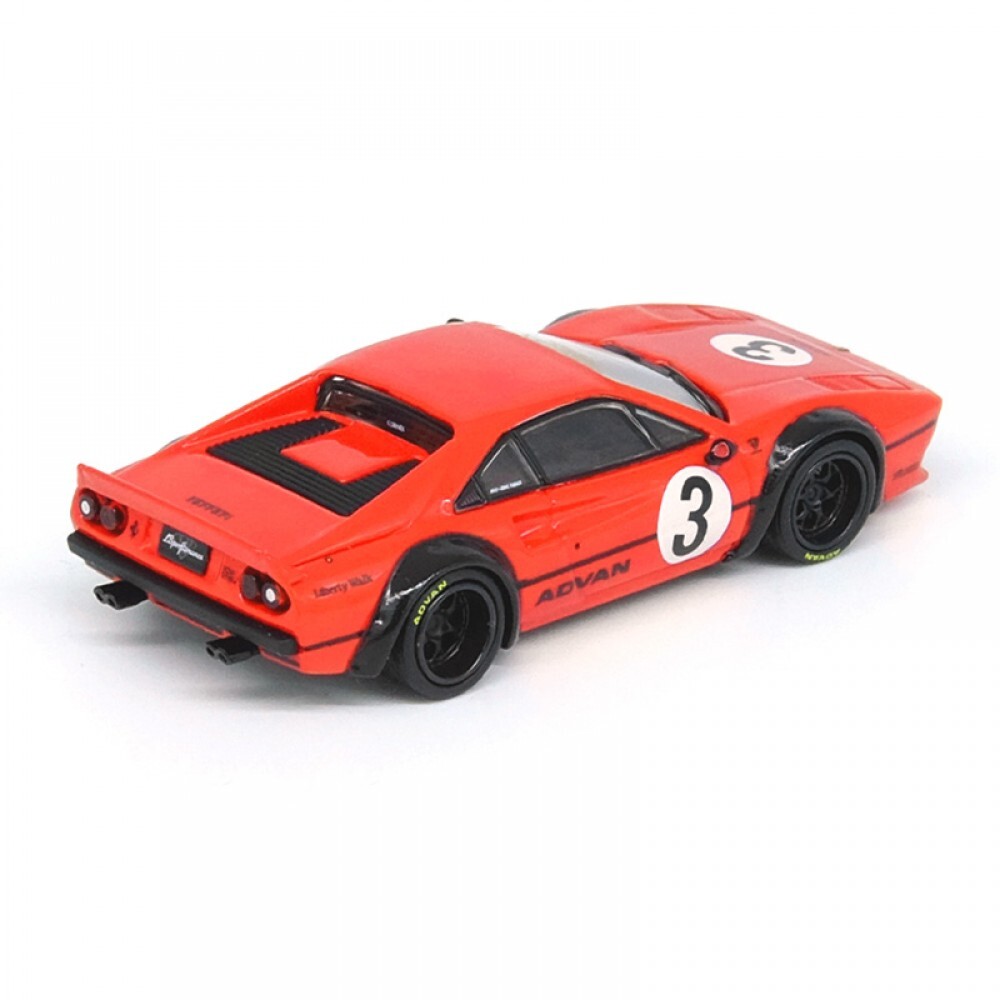 Inno 1/64 LIBERTY WALK 308 GTB Red IN64-LBWK308-RED - Thumbnail