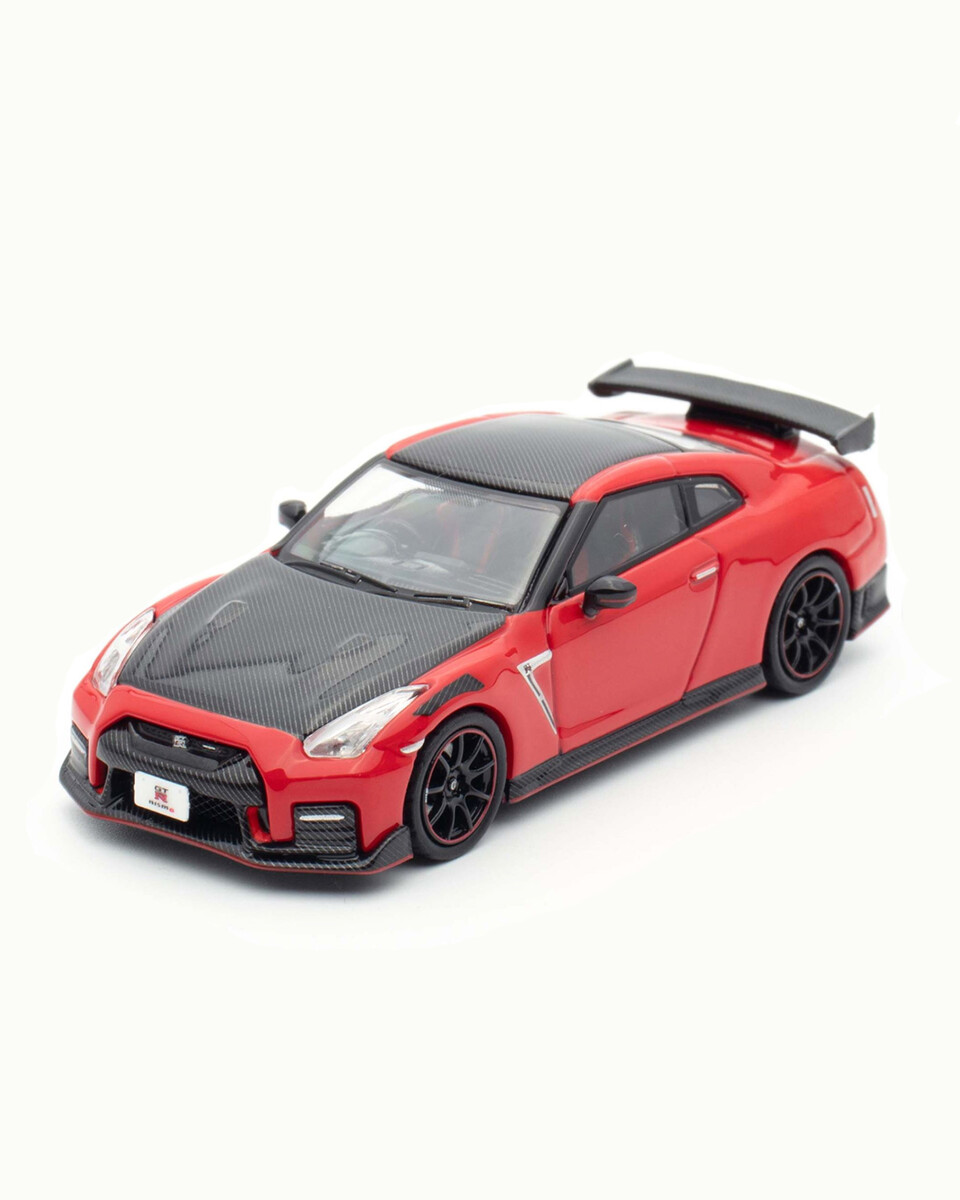 Inno 1/64 Nissan GT-R (R35) NISMO Red IN64-R35N-RED - Thumbnail