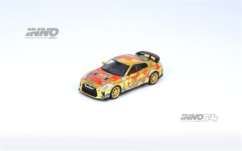 Inno 1/64 NISSAN GT-R (R35) Year Of The Dragon Special Edition (Chinese New Year 2024 Special Edition) IN64-R35-CNY24 - Thumbnail