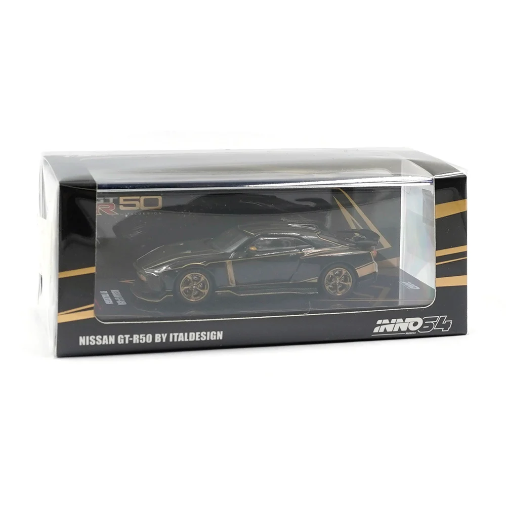 Inno 1/64 Nissan GT-R50 By ITALDESIGN Black IN64-R50-BLK