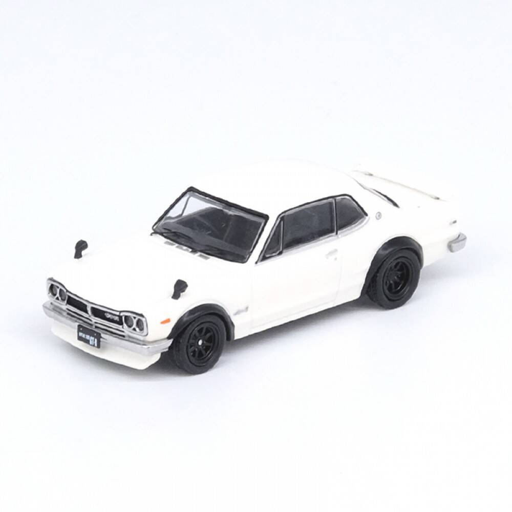 Inno 1/64 NISSAN SKYLINE 2000 GT-R (KPGC10) White IN64-KPGC10-WHI