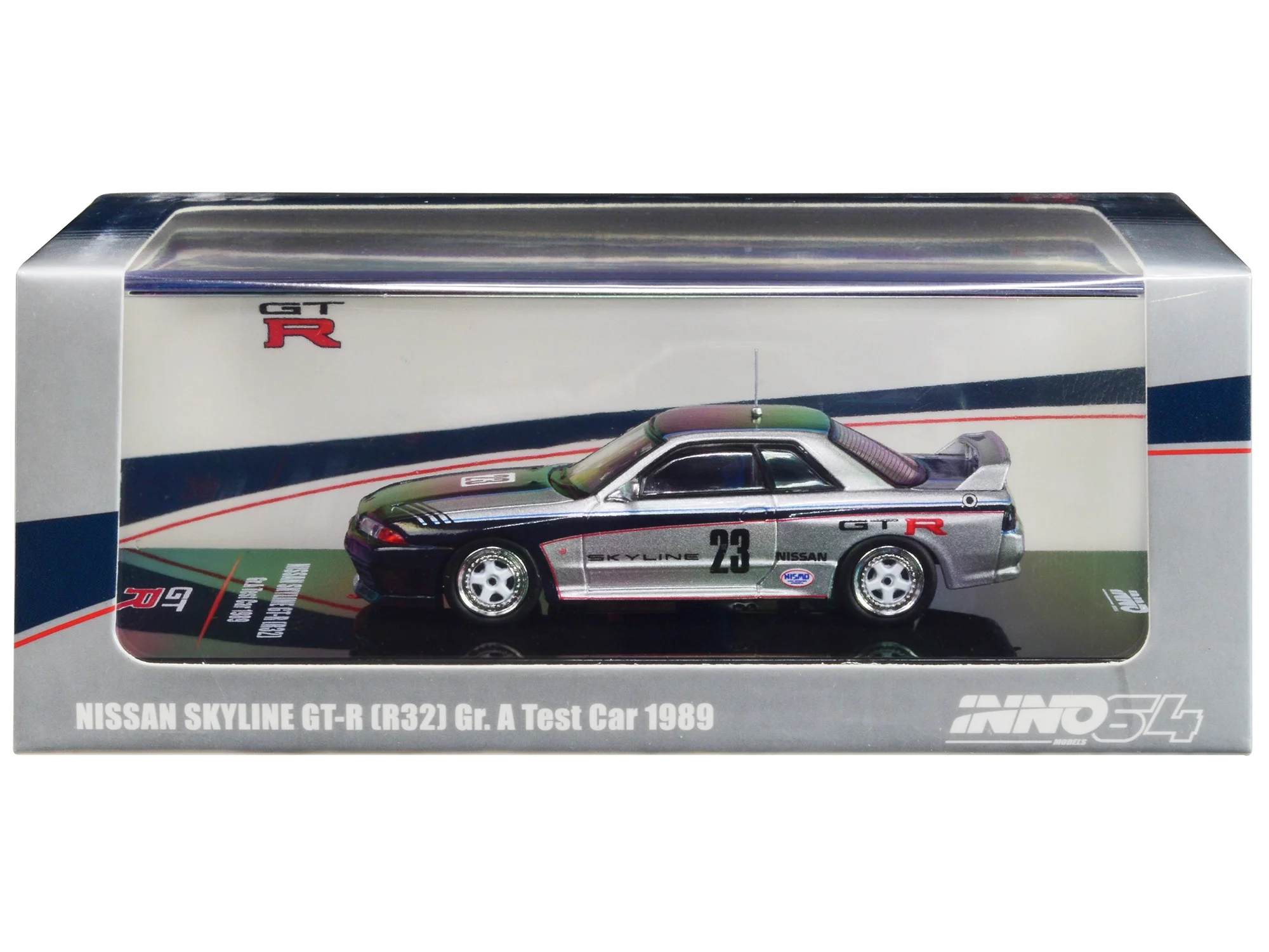 Inno 1/64 NISSAN SKYLINE GT-R (R32) Gr.A Test Car 1989 - Thumbnail