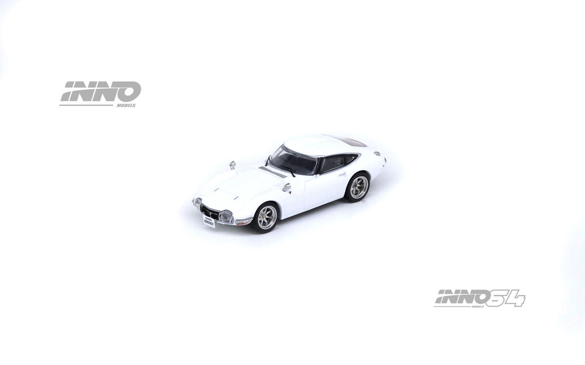 Inno 1/64 TOYOTA 2000GT (MF10) White - Thumbnail