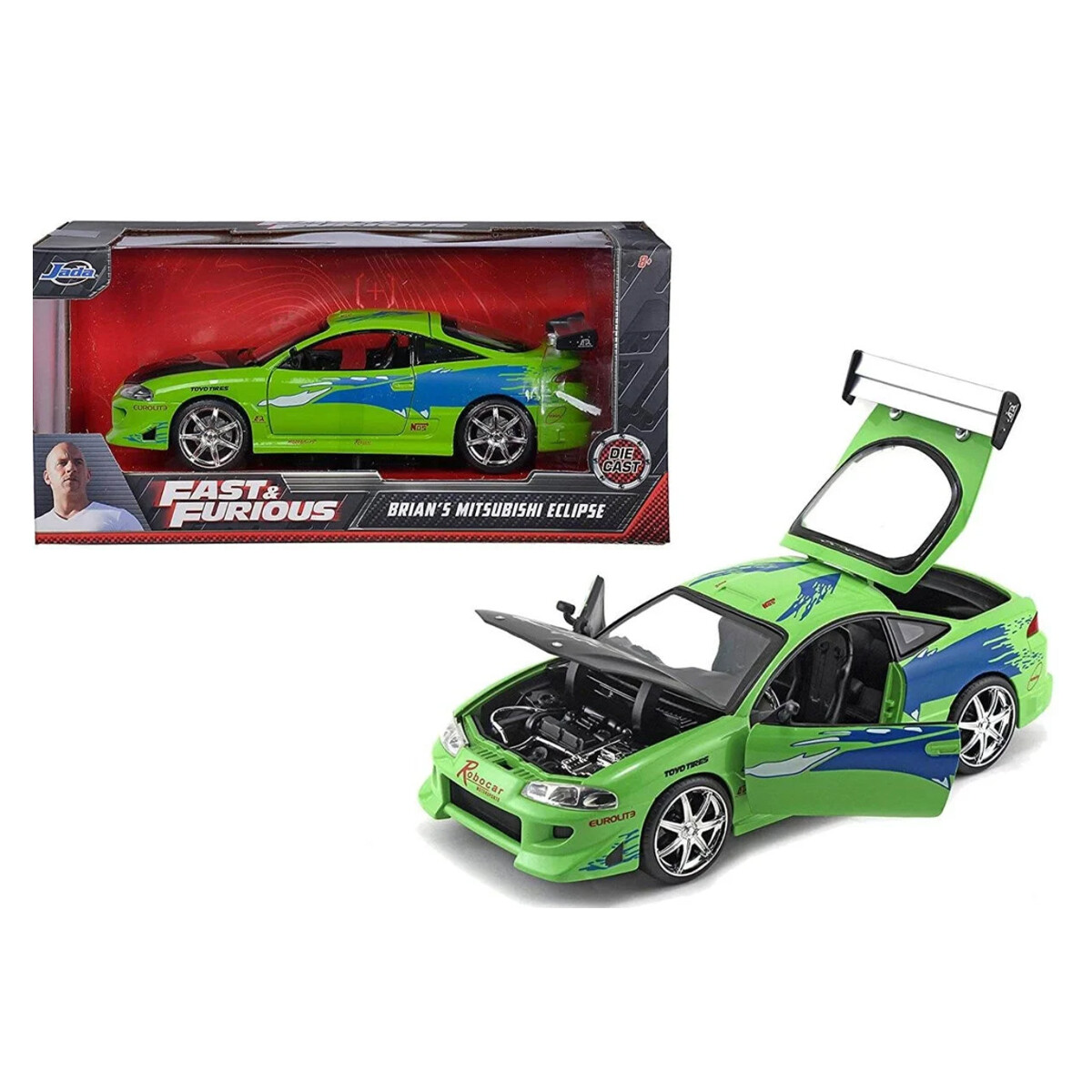 Jada - Jada 1/24 Fast & Furious 1995 Mitsubishi 253203007 Jada - Jada 1/24 Fast & Furious 1995 Mitsubishi 253203007