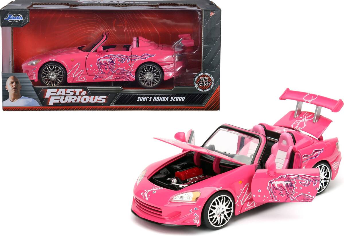 Jada 1:24 Fast&Furious Honda S2000 Convert Pink