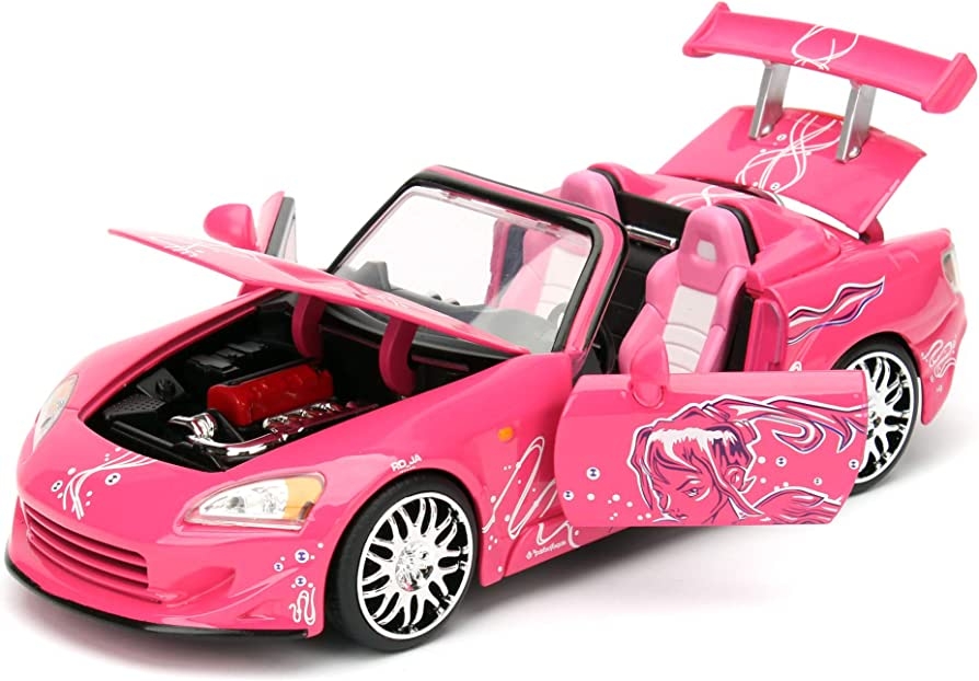 Jada 1:24 Fast&Furious Honda S2000 Convert Pink - Thumbnail