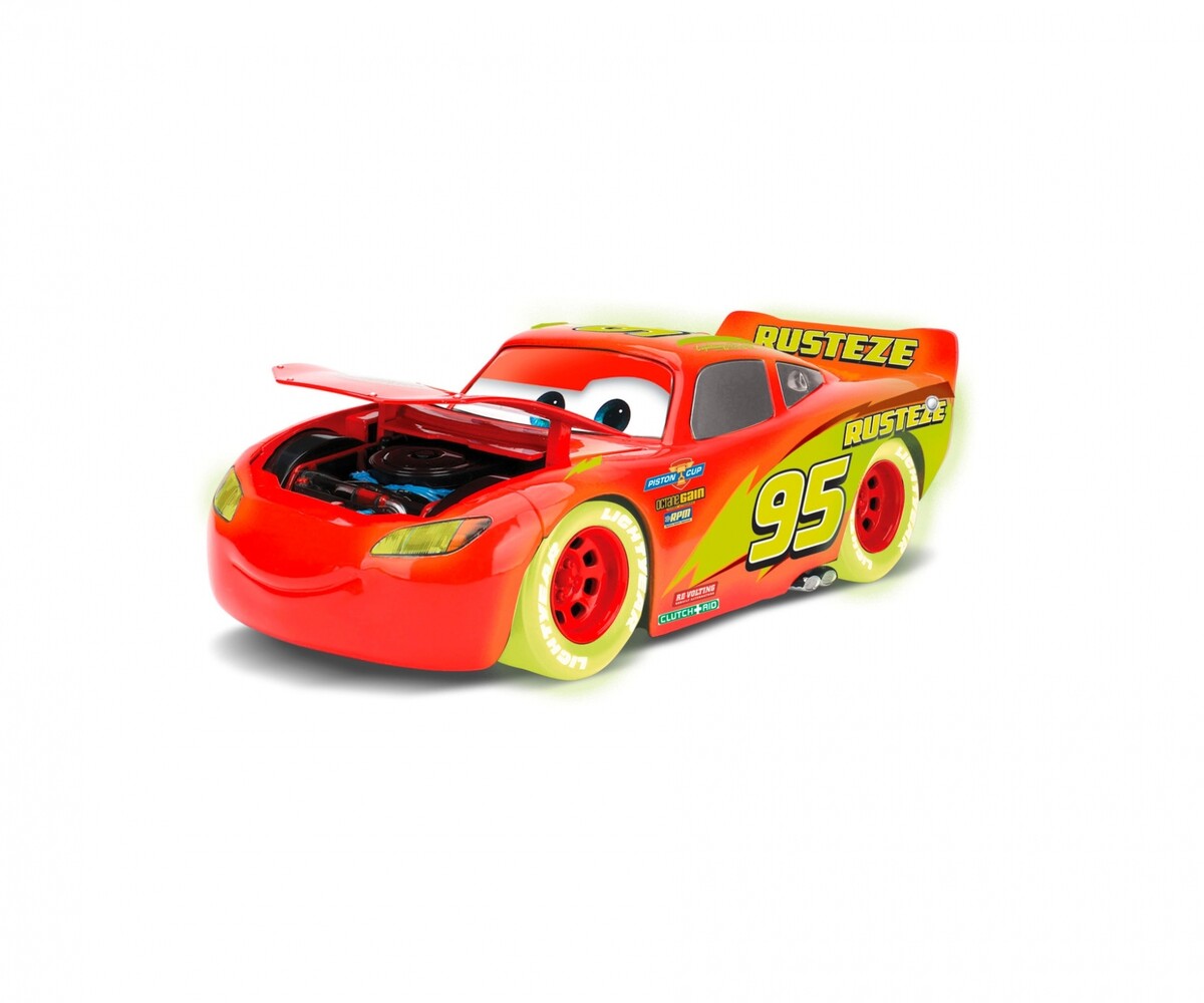 Jada 1:24 Lightning McQueen Glow Racers - Thumbnail