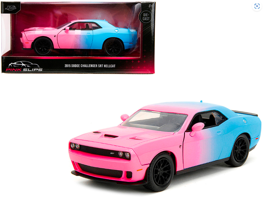 Jada 1:24 Pink Slips 2015 Dodge Challenger - Thumbnail