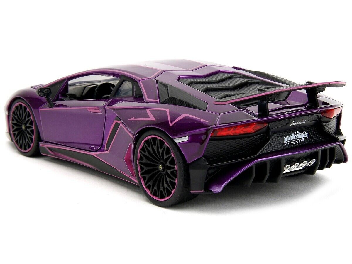 Jada 1:24 Pink Slips Lamborghini Aventador SV - Thumbnail