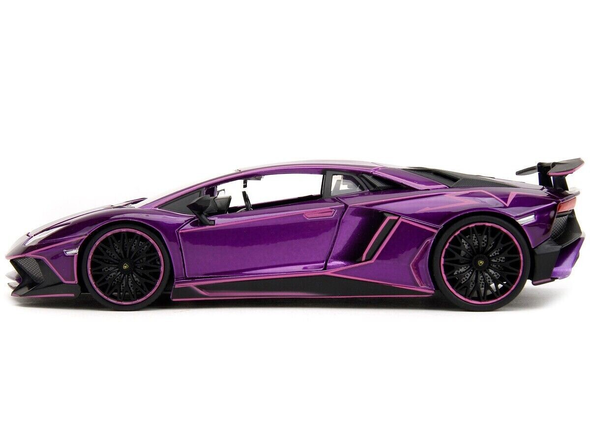 Jada 1:24 Pink Slips Lamborghini Aventador SV - Thumbnail