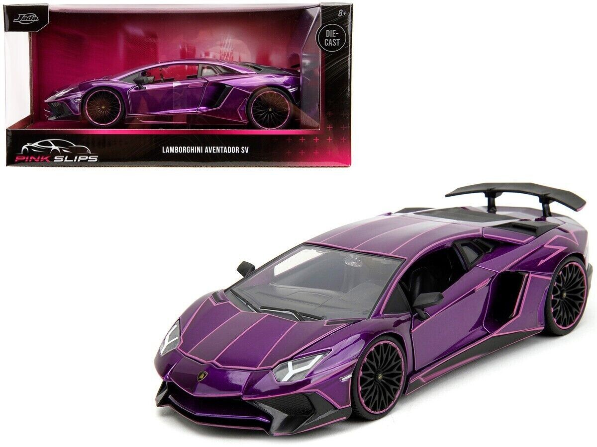 Jada 1:24 Pink Slips Lamborghini Aventador SV - Thumbnail