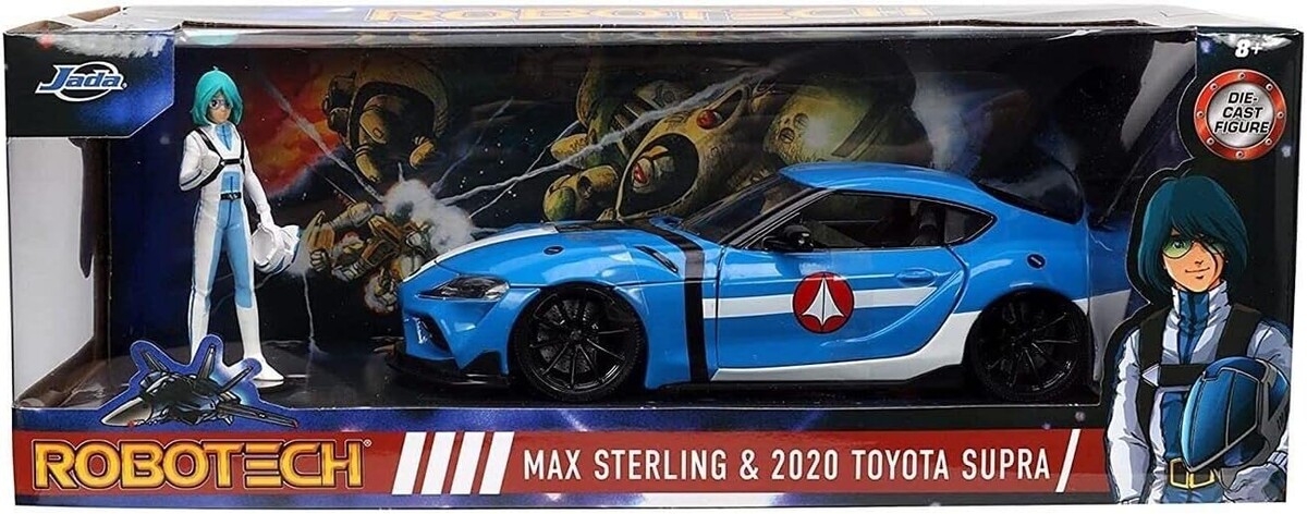 Jada 1:24 Robotech M Sterling´20 Toyota Supra Blue - Thumbnail