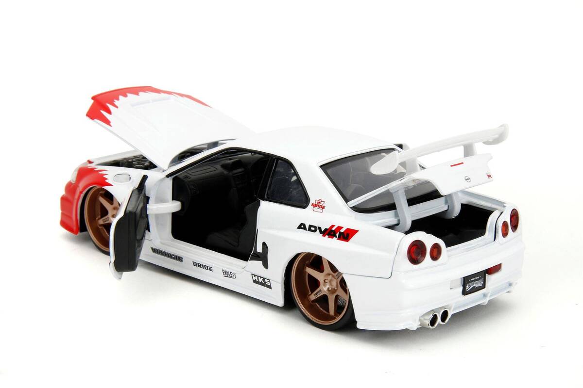 Jada 1/24 Street Fighter Nissan Skyline GTR 253255071