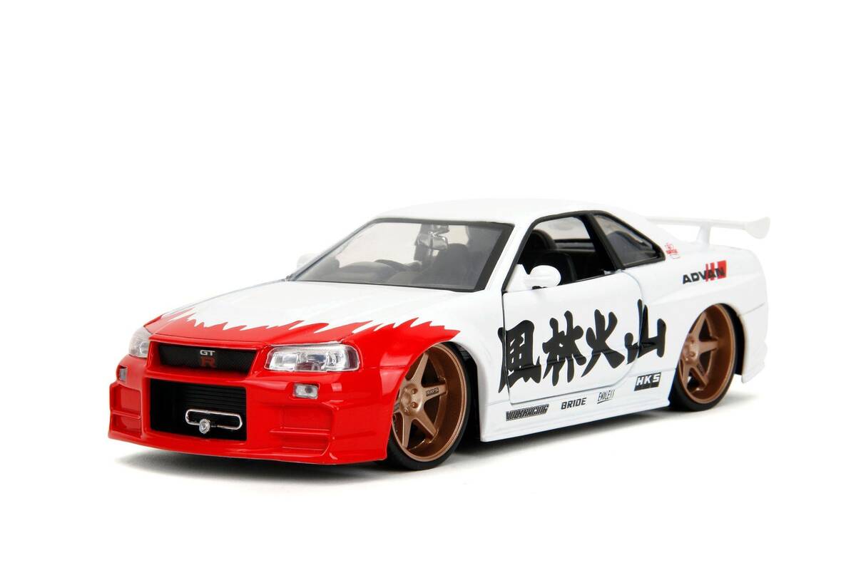 Jada 1/24 Street Fighter Nissan Skyline GTR 253255071