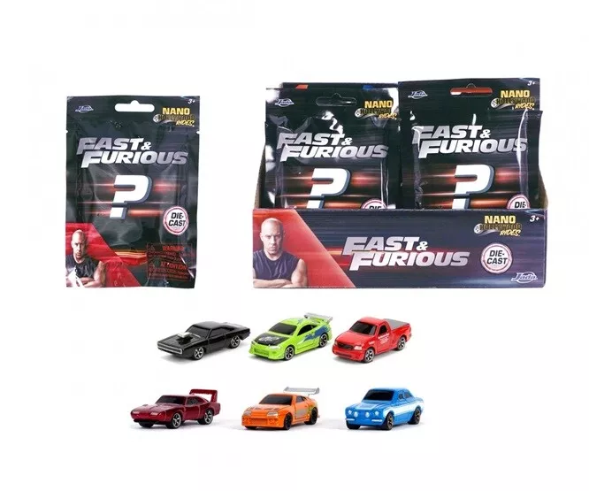 Jada - Jada Fast & Furious Blind Pack Nano Cars (12 Paket)