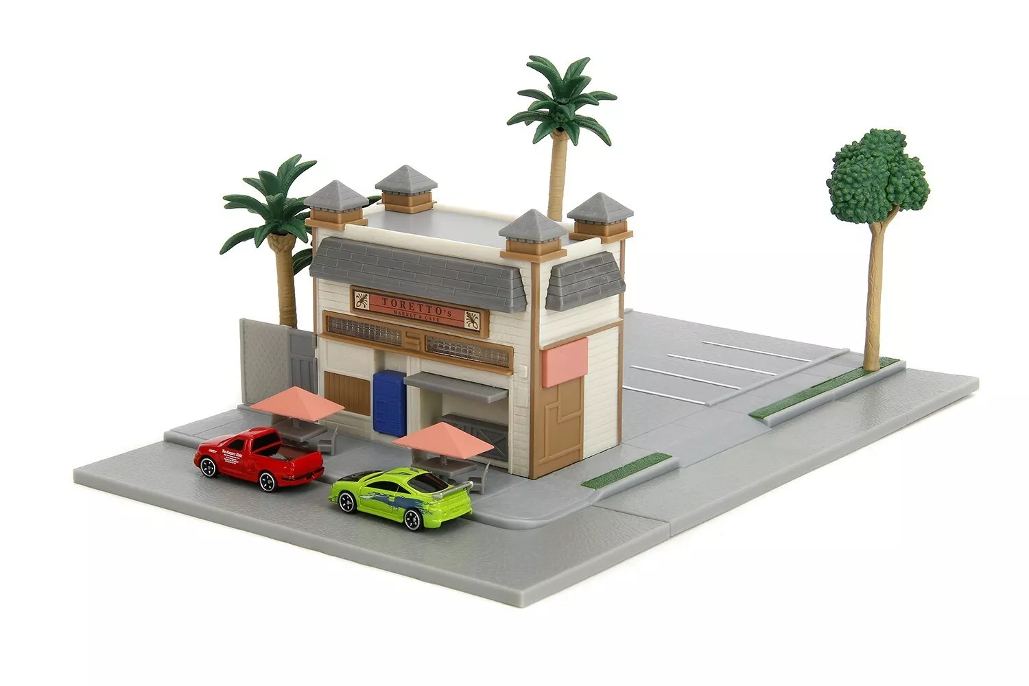 Jada Fast & Furious Nano Scene Diorama Dom Torreto's Market & Cafe 34914 - Thumbnail