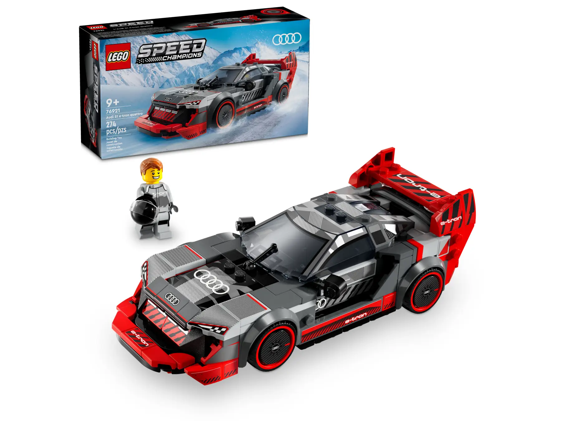 LEGO Speed Champions Audi S1 e-tron quattro Yarış Arabası 76921 - Thumbnail