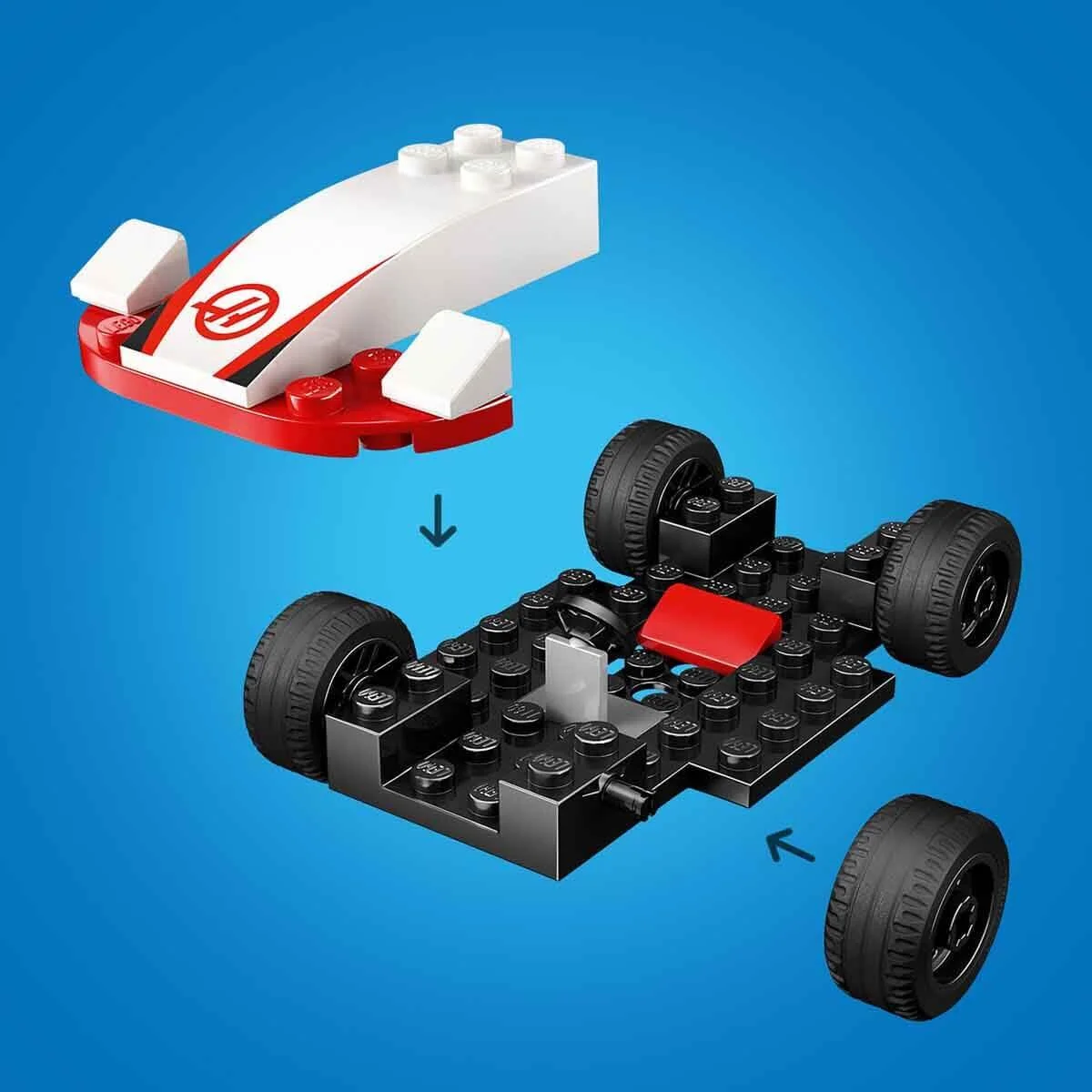 Lego City F1 Williams Racing ve Haas F1 Yarış Arabaları 60464