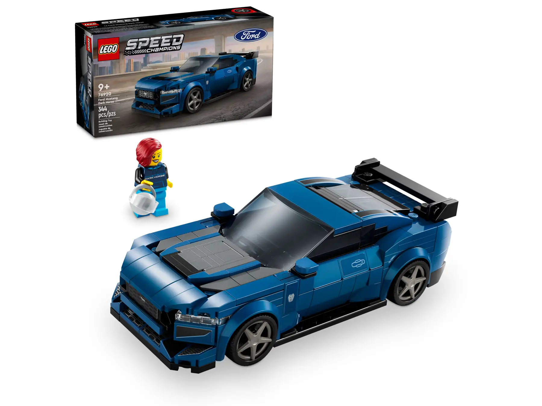 LEGO Speed Champions Ford Mustang Dark Horse Spor Araba 76920 - Thumbnail