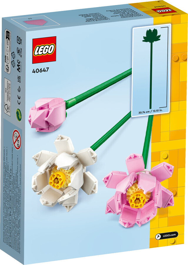 LEGO Iconic Lotus Çiçekleri 40647 - Thumbnail